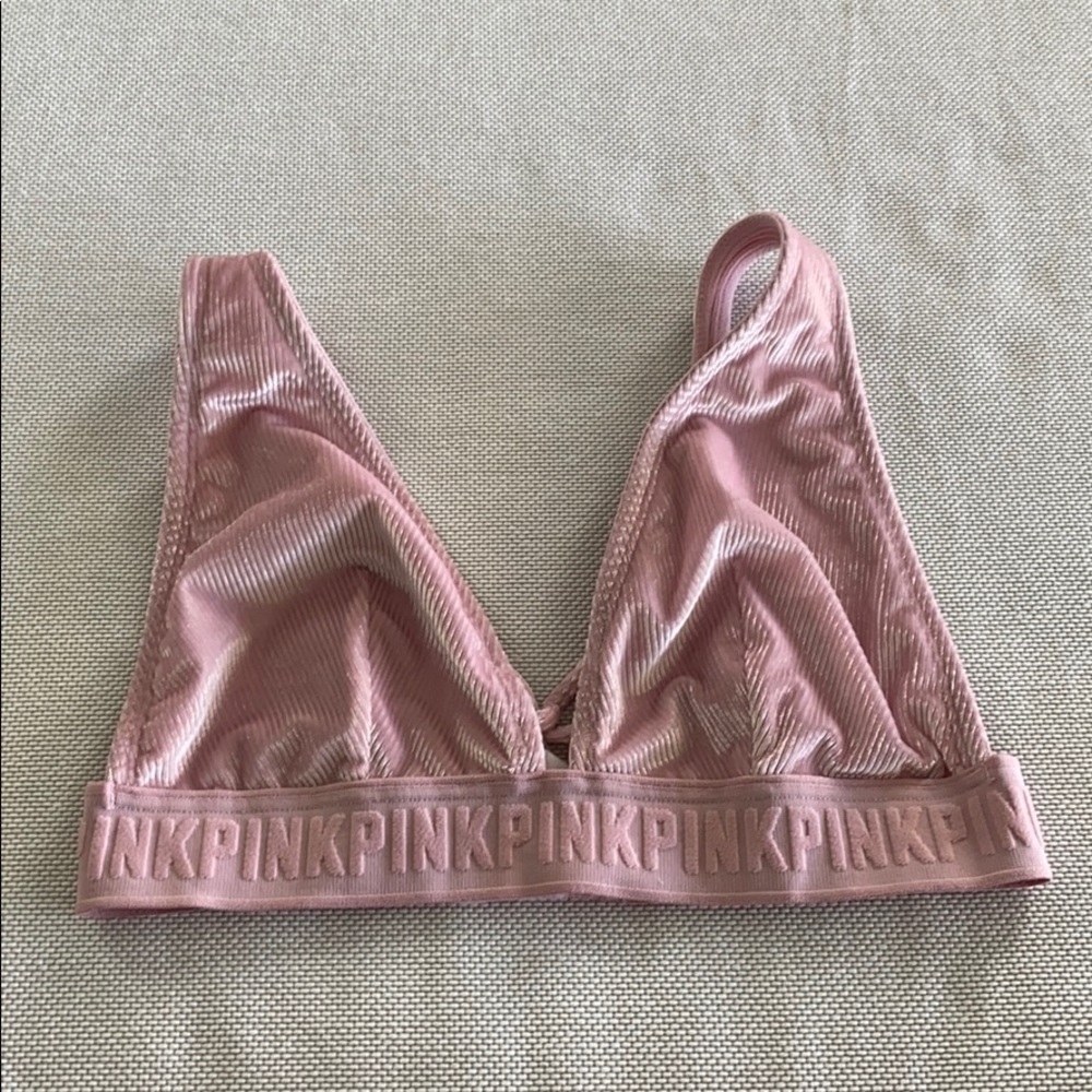 PINK Velvet Bralette